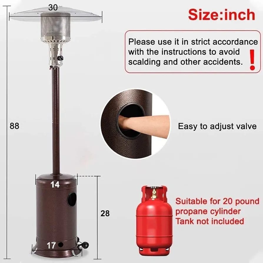 Mushroom Patio Heater – Powerful Outdoor Heating with Classic Style