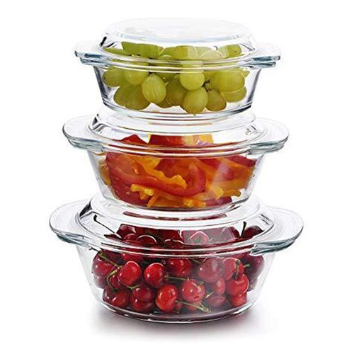 Signature Set Of 3 Casserole Heat Resistant