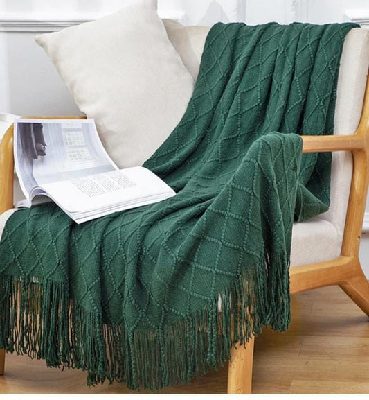 Green Throw on shawls