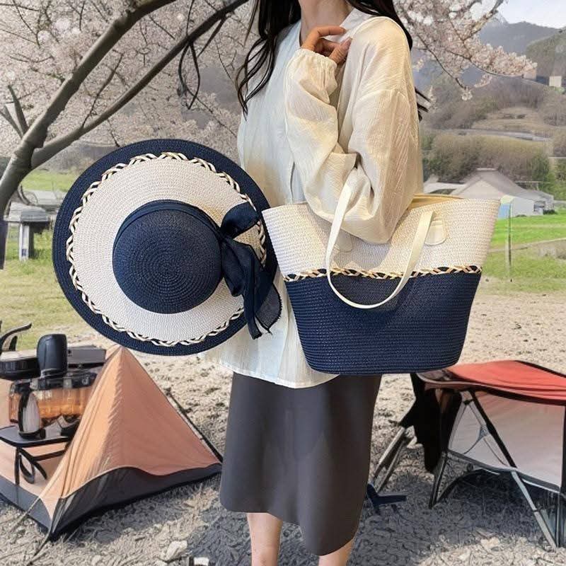 Summer Straw Bag and Hat Gift
