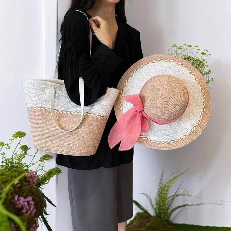 Summer Straw Bag and Hat Gift