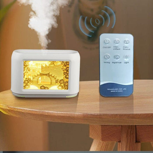 Humidifier With Bluetooth Speaker and Colour Changing Moon &amp; Stars