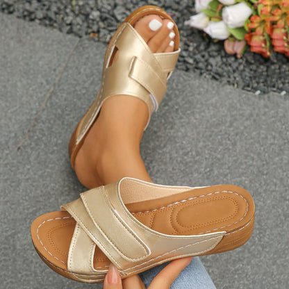Fancy Ladies Wedge Sandals – Stylish & Comfortable