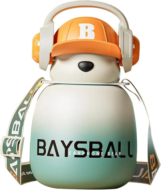 Baysball Earphone Bear Water Bottle