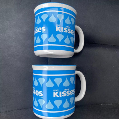 Hershey's Mini Kisses Blue and White Mug set of 6