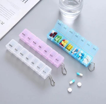 Weekly Pill Organizer, 7-Day Pill Box