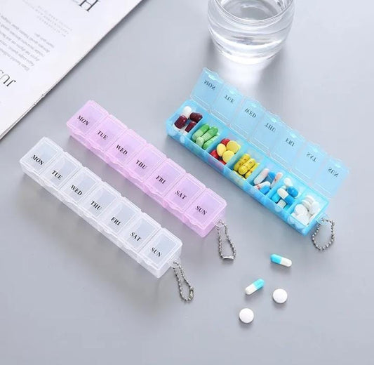 Weekly Pill Organizer, 7-Day Pill Box