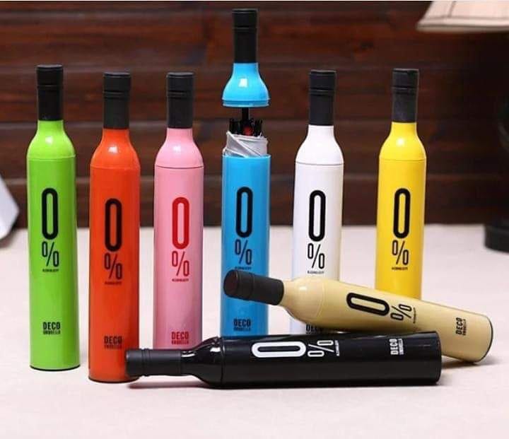 Wine Bottle Design Umbrella – Stylish, Compact & Conversation-Worthy