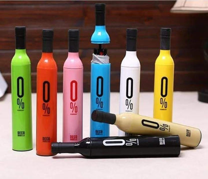Wine Bottle Design Umbrella – Stylish, Compact & Conversation-Worthy