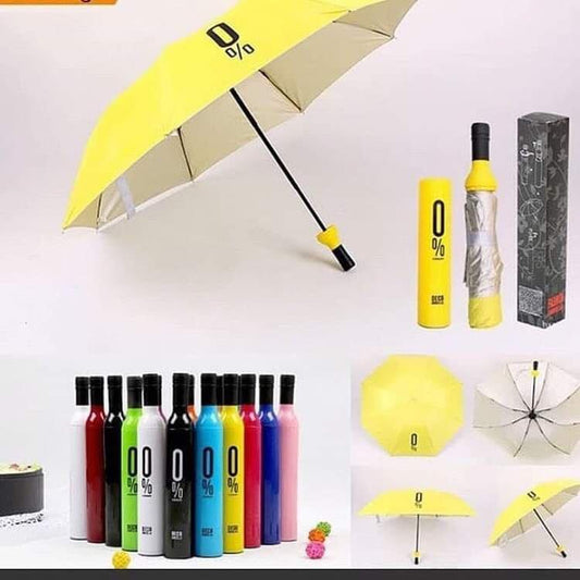 Wine Bottle Design Umbrella – Stylish, Compact & Conversation-Worthy