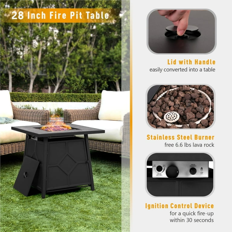 Propane Fire Heater Pit Tables Heater