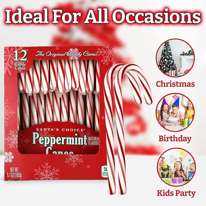 Peppermint Mini Xmas Themed Candy Canes