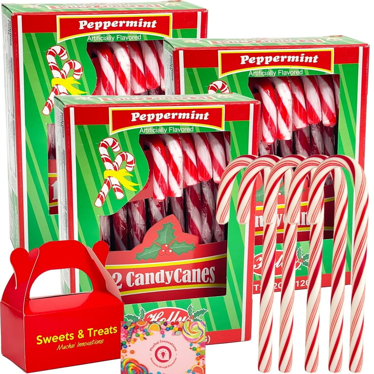 Peppermint Mini Xmas Themed Candy Canes