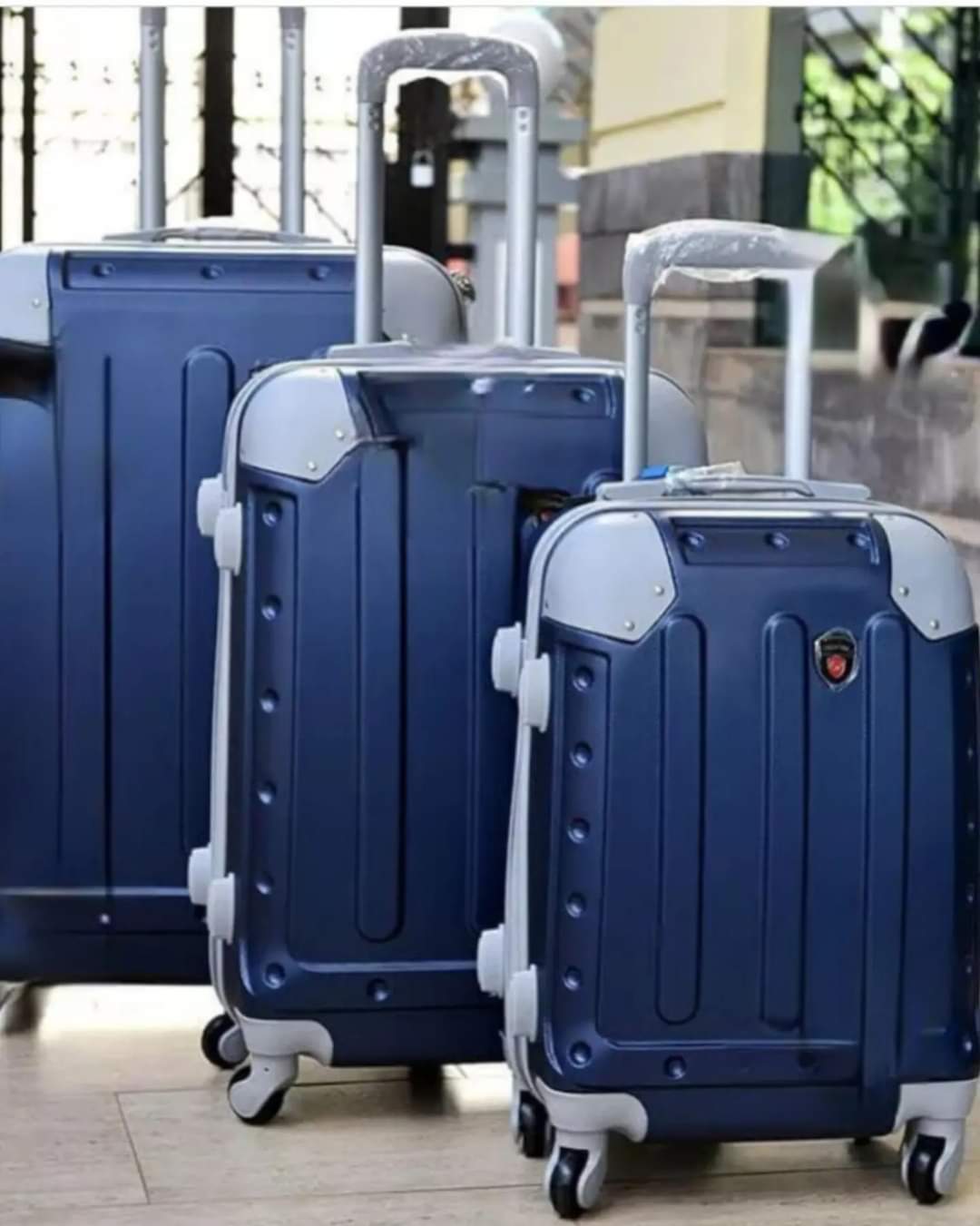 Pvc 26 INCH 3 IN 1 LAXURIOUS FIBRE SUITCASE BRIEFCASE TRAVEL BAG