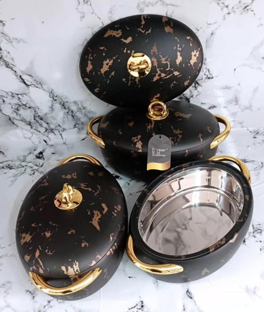 Luxury hotpot BLACK && WHITE MARBLE EFFECT