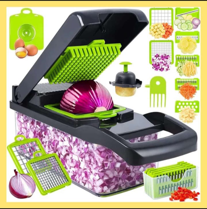 Vegetable Chopper, Onion Chopper, 13 in 1 Multifunction Food Chopper, Kitchen Vegetable Slicer Dicer Cutter, Veggie, Garlic Chopper