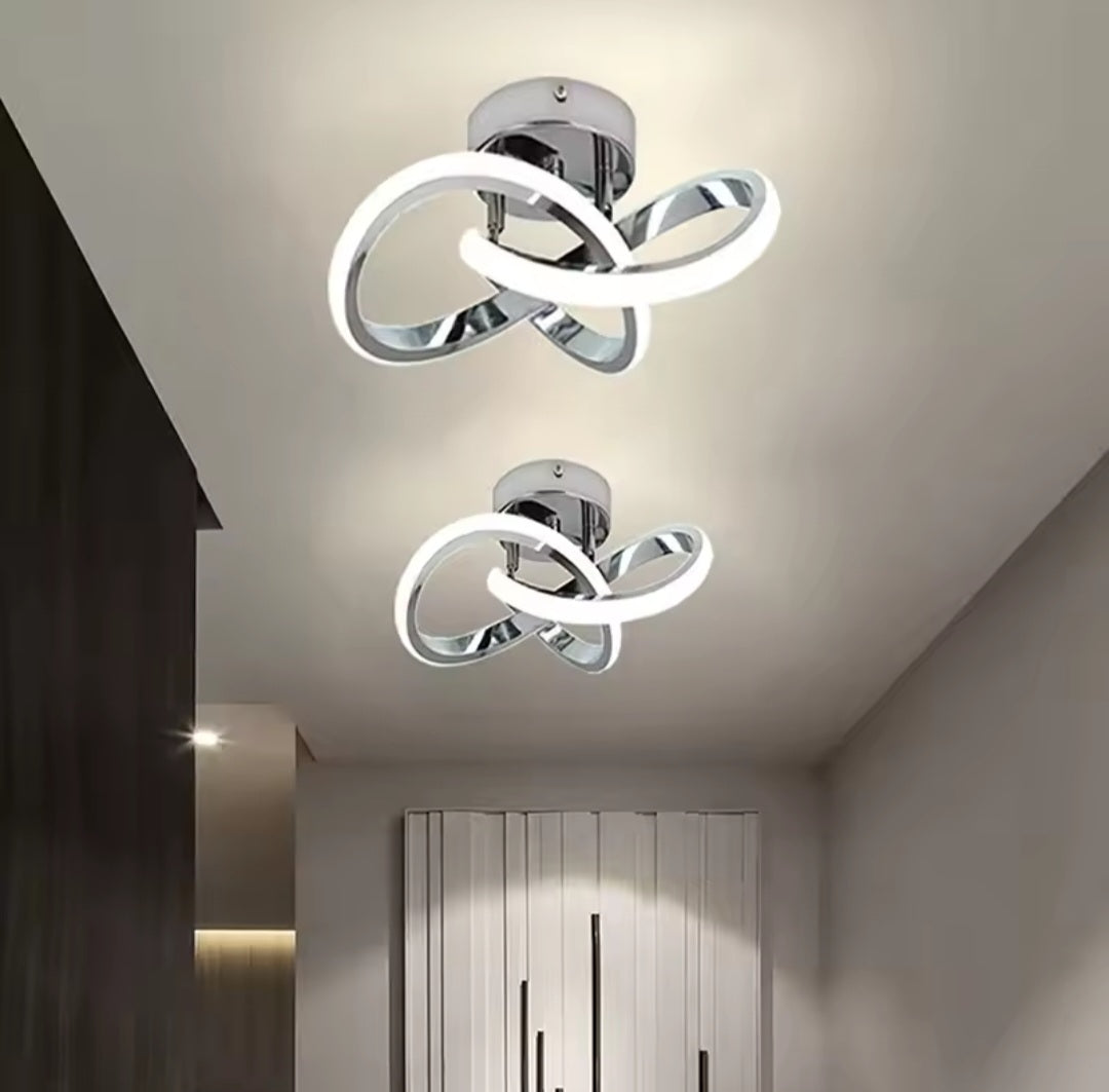 Modern LED Aisle Ceiling Light - B Style Black
