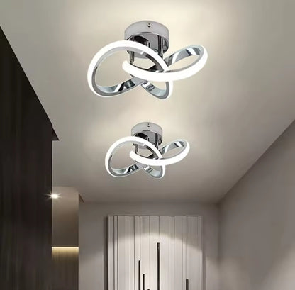 Modern LED Aisle Ceiling Light - B Style Black