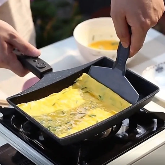Non-Stick Tamagoyaki Omelette Pan - Perfect for Japanese Rolled Eggs