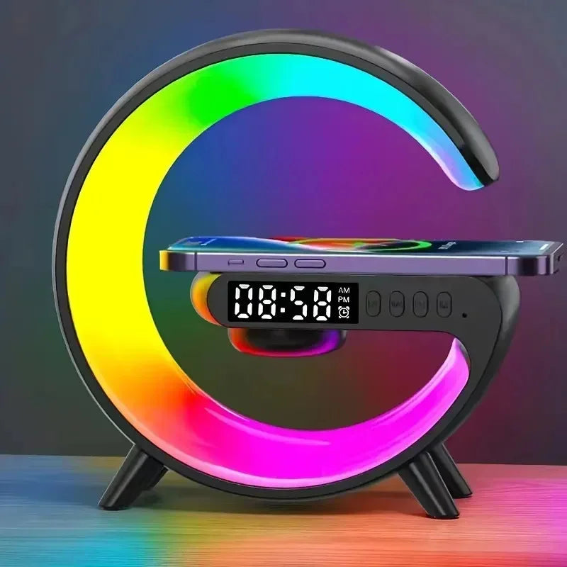 G Atmosphere Light Wireless Charger Speaker Clock