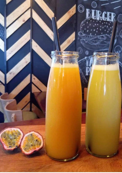 Set of 6 500ml Glass Milk Bottles