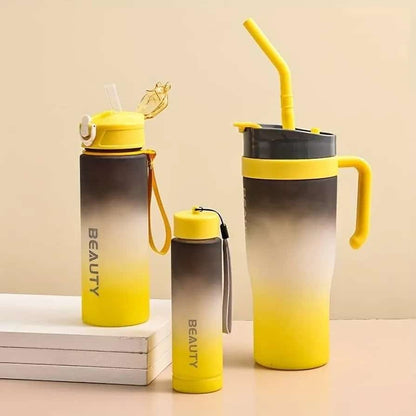 3pcs Gradient Water Bottles Set